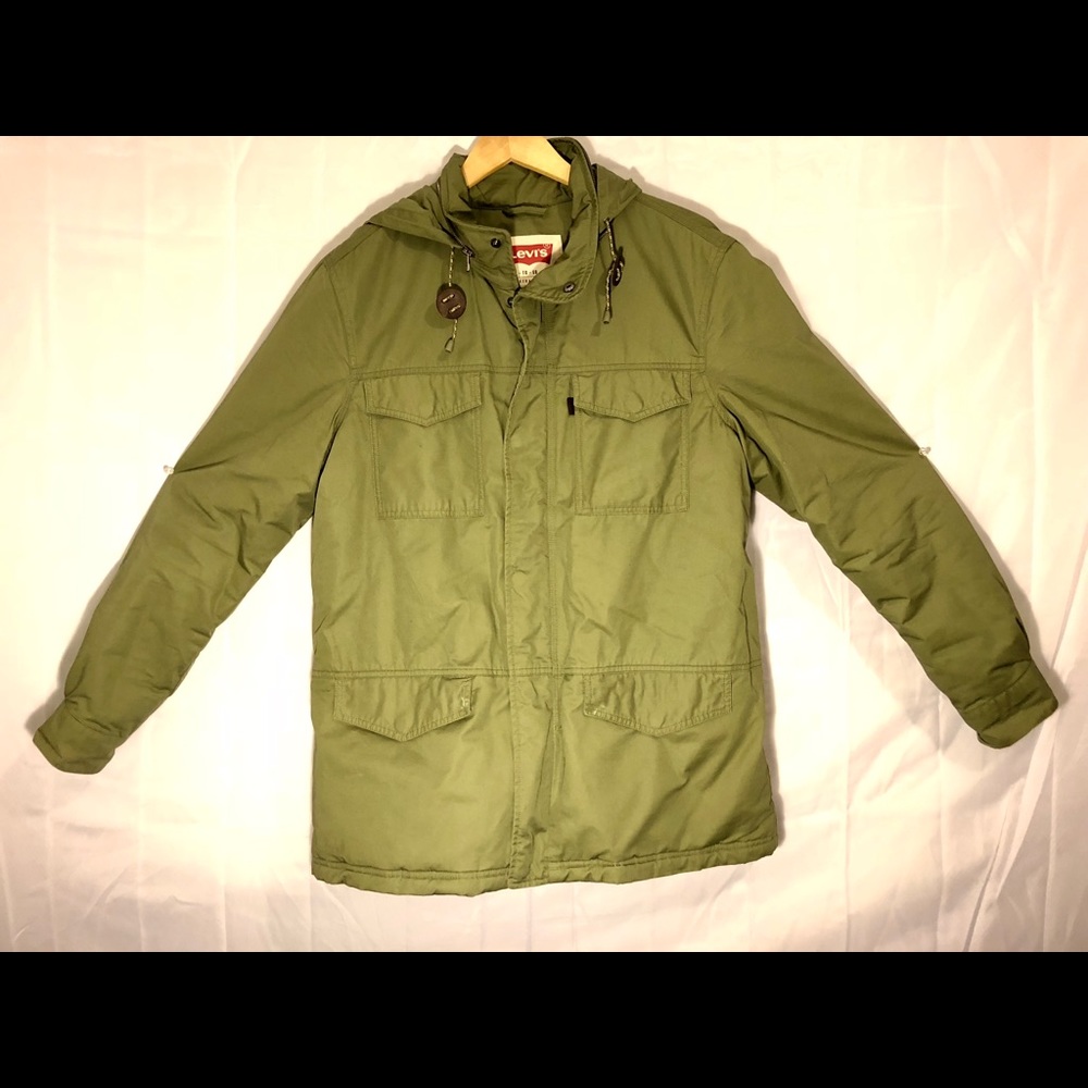 Men’s Levi’s Green Parka (XL)